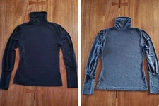 2 Apostrophe Ruched Neck Turtlenecks Small