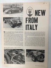 ToyotaArt 130 Article From Italy 1957 4.5 Maserati V8 & Ferrari Testarossa 2 pg