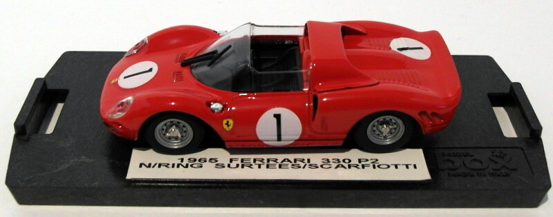 希少フェラーリ 330 P2 1/43 - ボックスモデル Box Model Box Model 1/43 Scale Diecast 8448 - Ferrari 330 P2 #1