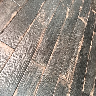 3.14 x 18 Atelier Series Blackwood Porcelain Plank Floor Tile (BOX OF 10)