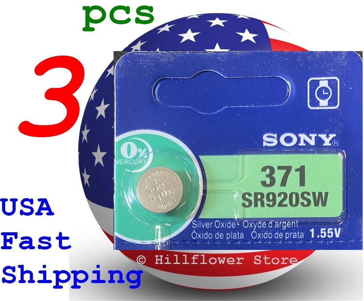 Batterie Pile Sr920sw Action Pcs SONY 371 370 SR921SW SR920 AG6