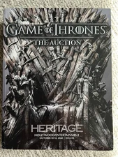 HBO GAME OF THRONES HERITAGE AUCTION CATALOG October 2024 700+ Pages