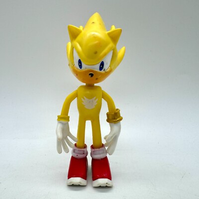 SONIC Super Sonic Jazzwares Vintage 4.5'' Toy