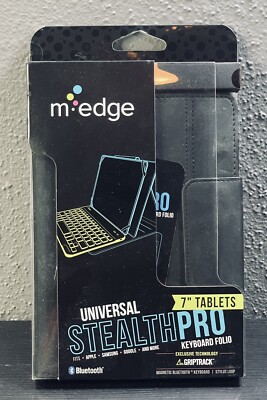MEdge M-Edge Universal Stealth Pro Keyboard Folio Case for U7-Pro