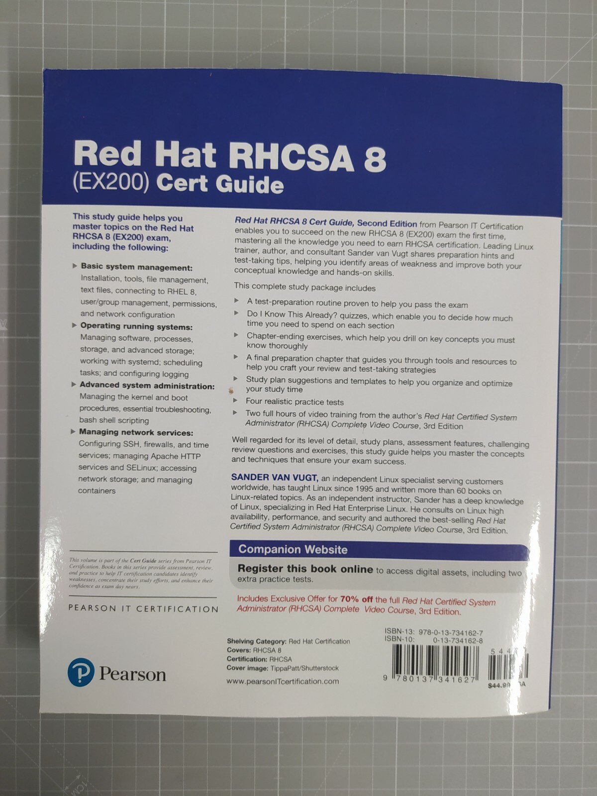 Thumbnail - Red Hat Rhcsa 8 Cert Guide: Ex200