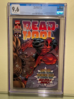 Deadpool 1 (1997) - Marvel Comics Key - CGC 9.6 Sehr guter Zustand/NM