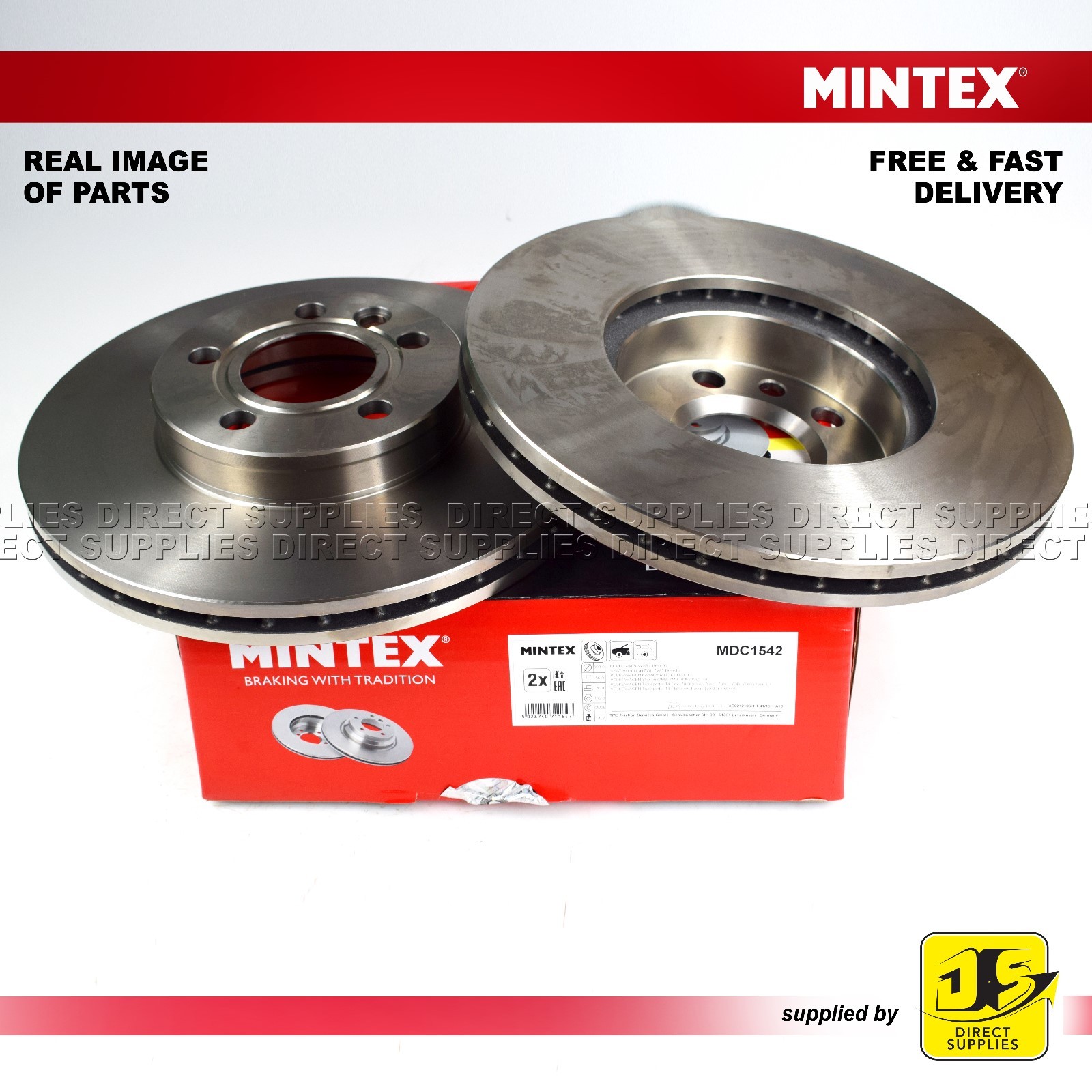 FORD SEAT ALHAMBRA VW KOMBI SHARAN TRANSPORTER IV MINTEX FRONT DISC BRAKES PAIR