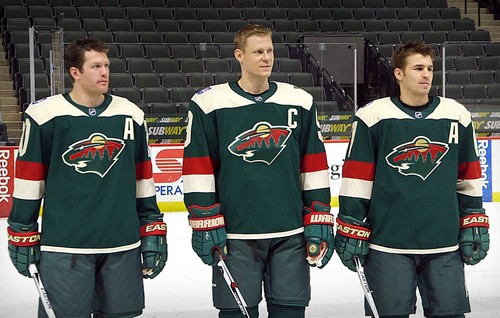 ZACH PARISE MINNESOTA WILD 2016 STADIUM SERIES REEBOK NHL PREMIER JERSEY - Picture 5 of 5