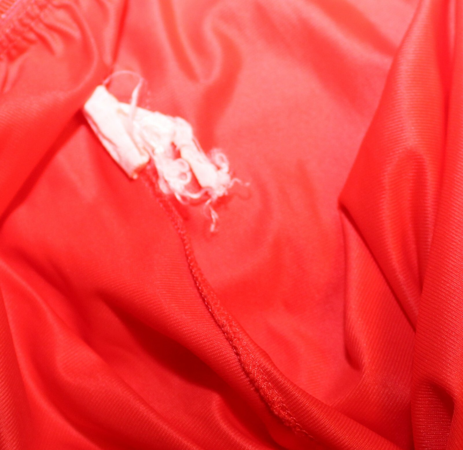 Vintage Lipstick Red Lace Half Slip M Nylon Old Holly… Gem