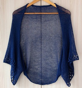 blue summer cardigan