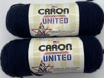 Caron Unlimited Yarn ''Navy'' 2 Skeins #482