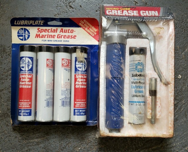 MicroLube Grease Gun W/ Lubriplate 4pk Auto Marine Grease 3oz eBay