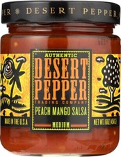 Desert Pepper Peach Mango Salsa - Medium - 16 oz (Pack of 3)