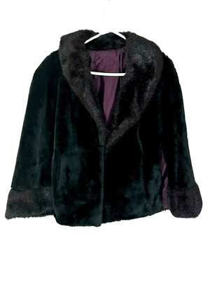 Edmunds of Denver Luxury Fur Lined Cape Size 6 Beautiful!