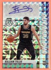 2020-21 MOSAIC AUTOGRAPHS SILVER MOSAIC PRIZM KILLIAN TILLIE RC AUTO!! KT2