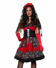 Underwraps Sugar Skull Princess Day of the Dead Muertos Halloween Costume 30348