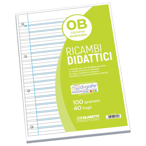 Ricambi Didattici A4 0b 40ff 100gr
