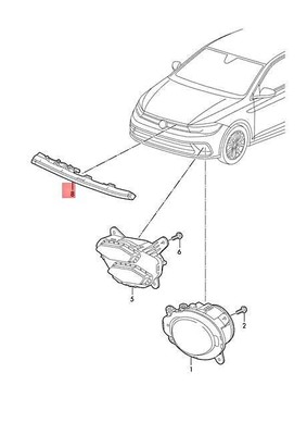 Genuine VW Polo Derby Vento-IND Vento Classic-IND light fibre