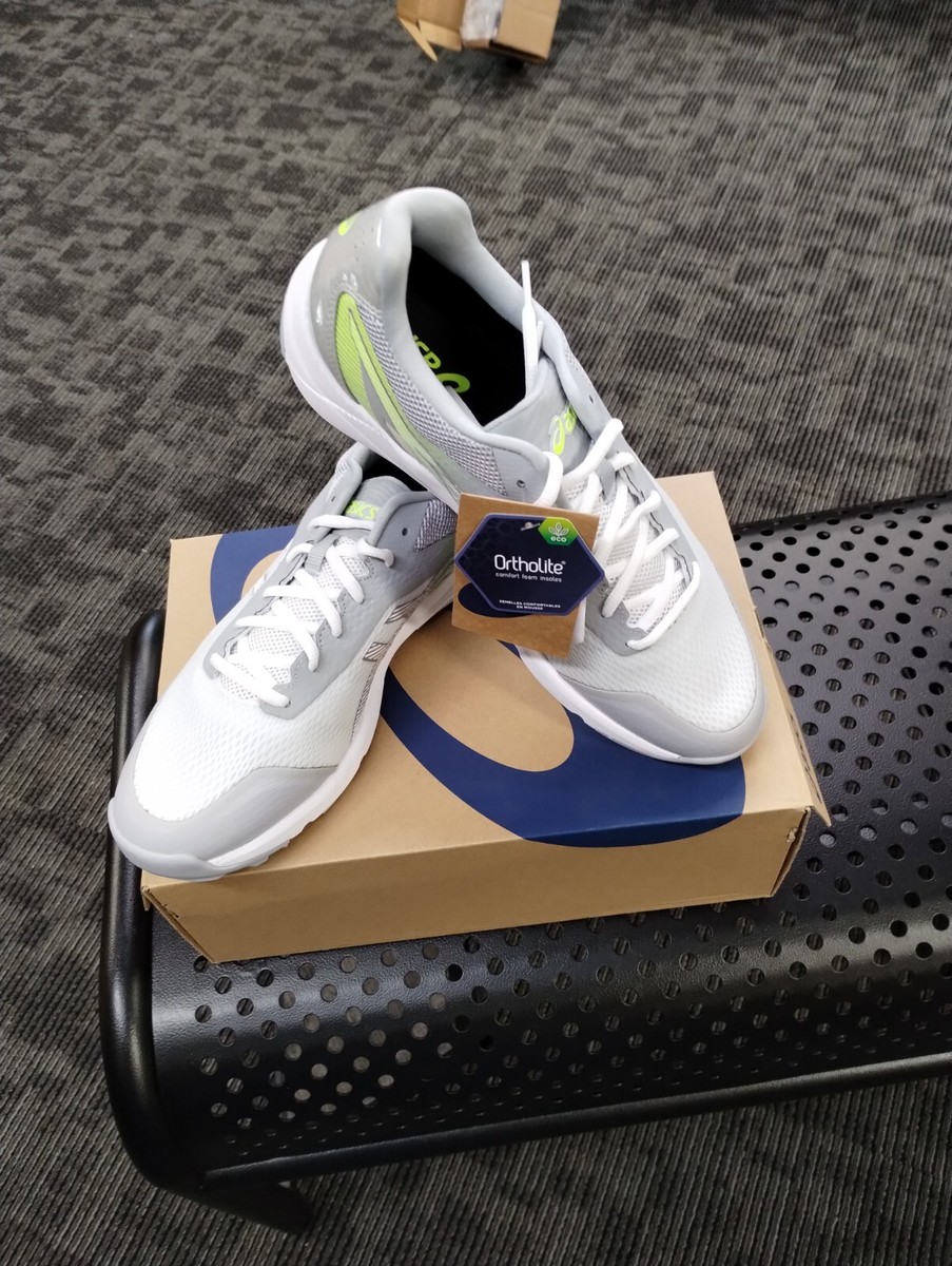 ASICS GEL COURSE ACE MENS GOLF SHOES WHITE/WHITE size US