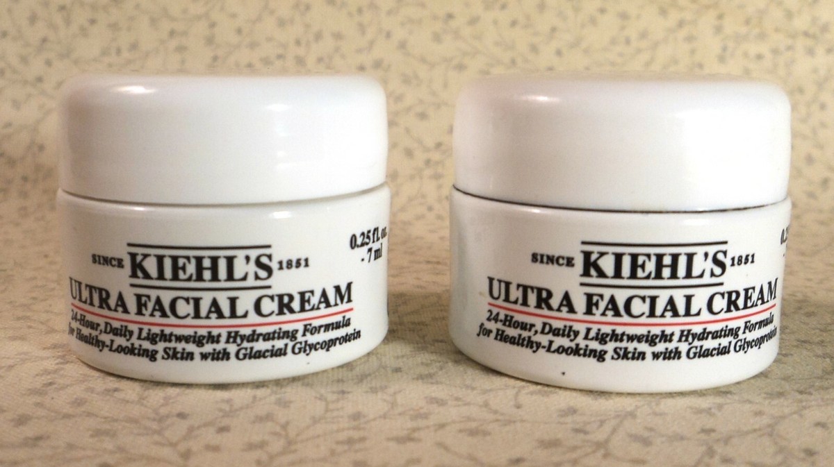 Kiehl's - Lot of (2) Ultra Facial Cream - .25 oz. Deluxe Sample
