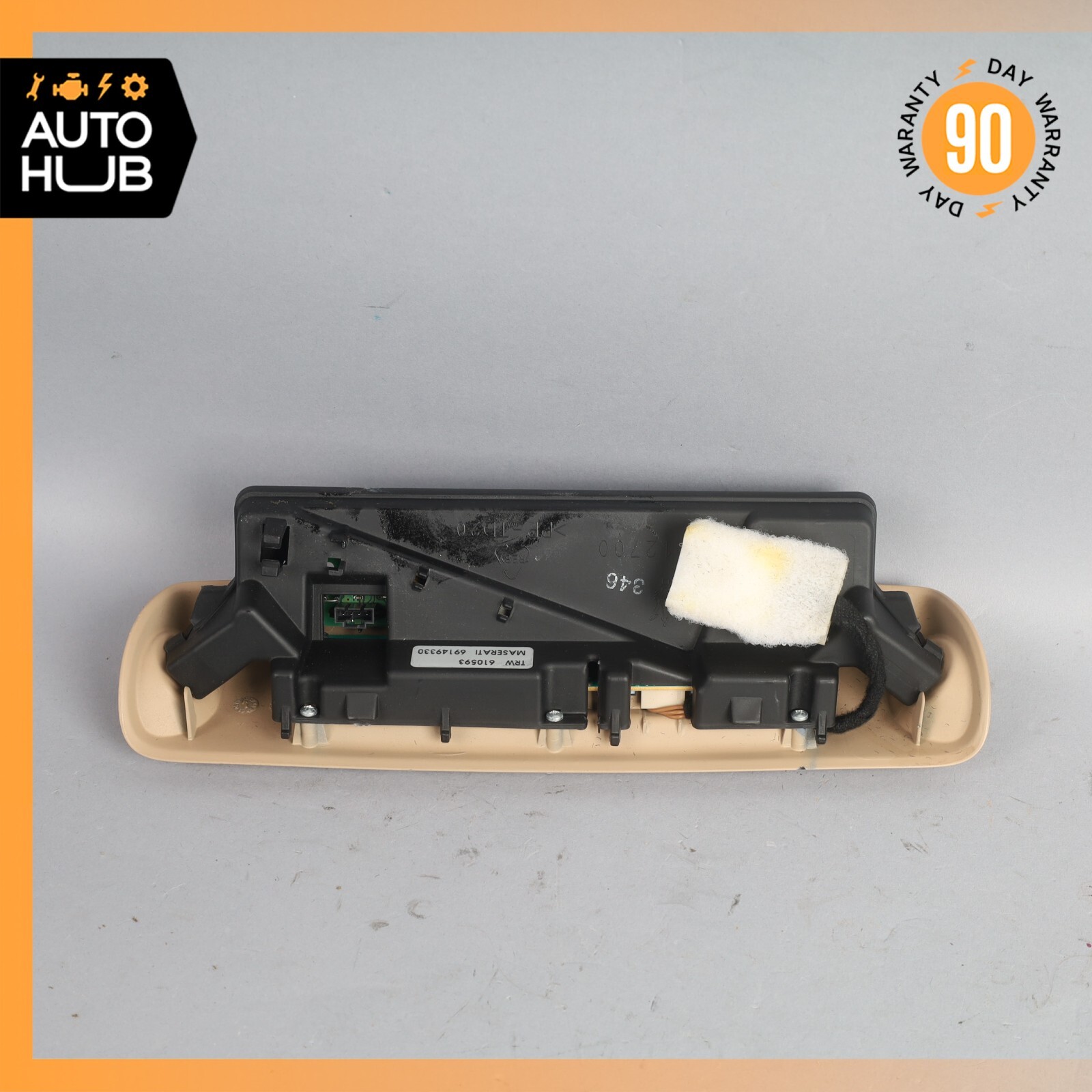03-08 Maserati Quattroporte M139 Overhead Console Switch 69149330 OEM