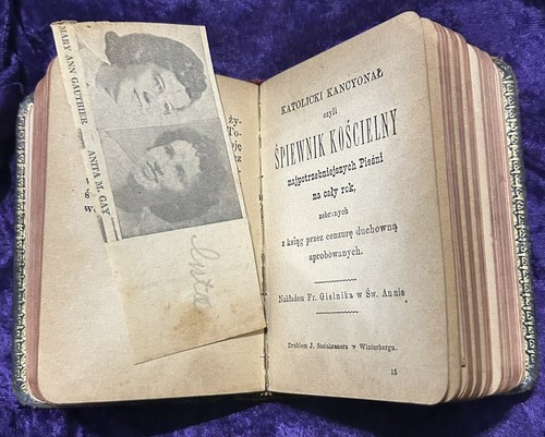 1905 Small/Pocket Size Bible Written In Polish. Leather Bound. - Picture 12 of 24