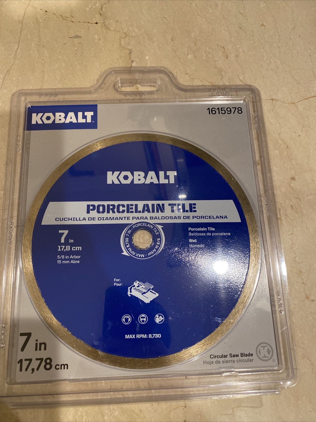 Kobalt 7 Inch Wet Porcelain Tile 