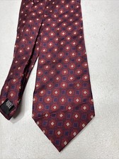 Van Heusen Men's Neck Tie Made In USA 55.5” x 3.75 Silk Multicolor
