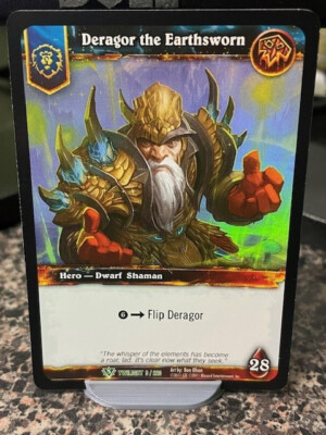 World of Warcraft Single Card Deragor the Earthsworn Full Art Foil English 3/220