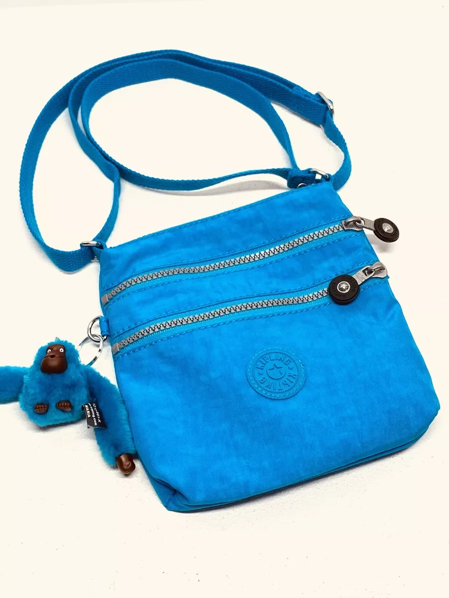 Kipling Alvar XS Blue Crossbody Mini Purse ECU