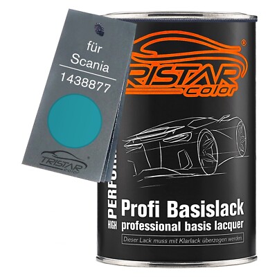 Autolack Dose spritzfertig für Scania 1438877 Green Metallic Basislack 1,0L