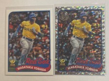 2024 Topps Masataka Yoshida (2 Card Lot) 1989 Retro Base & Foilboard