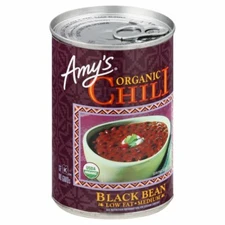 Amy's Organic Low Fat Medium Chili Black Bean 14.7 oz ( Pack of 6 )