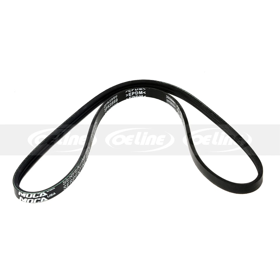 Fit 93-97 Toyota Corolla Geo Prizm 1.6L 1.8L ALT-A/C-PS 4AFE 7AFE 3 pcs Belt Set - Image 4 of 4