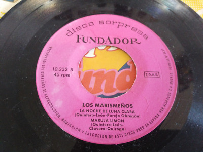 Los Marismeños viva el Peru + Die Nochge de Luna Clara - Single vinyl 7 ''