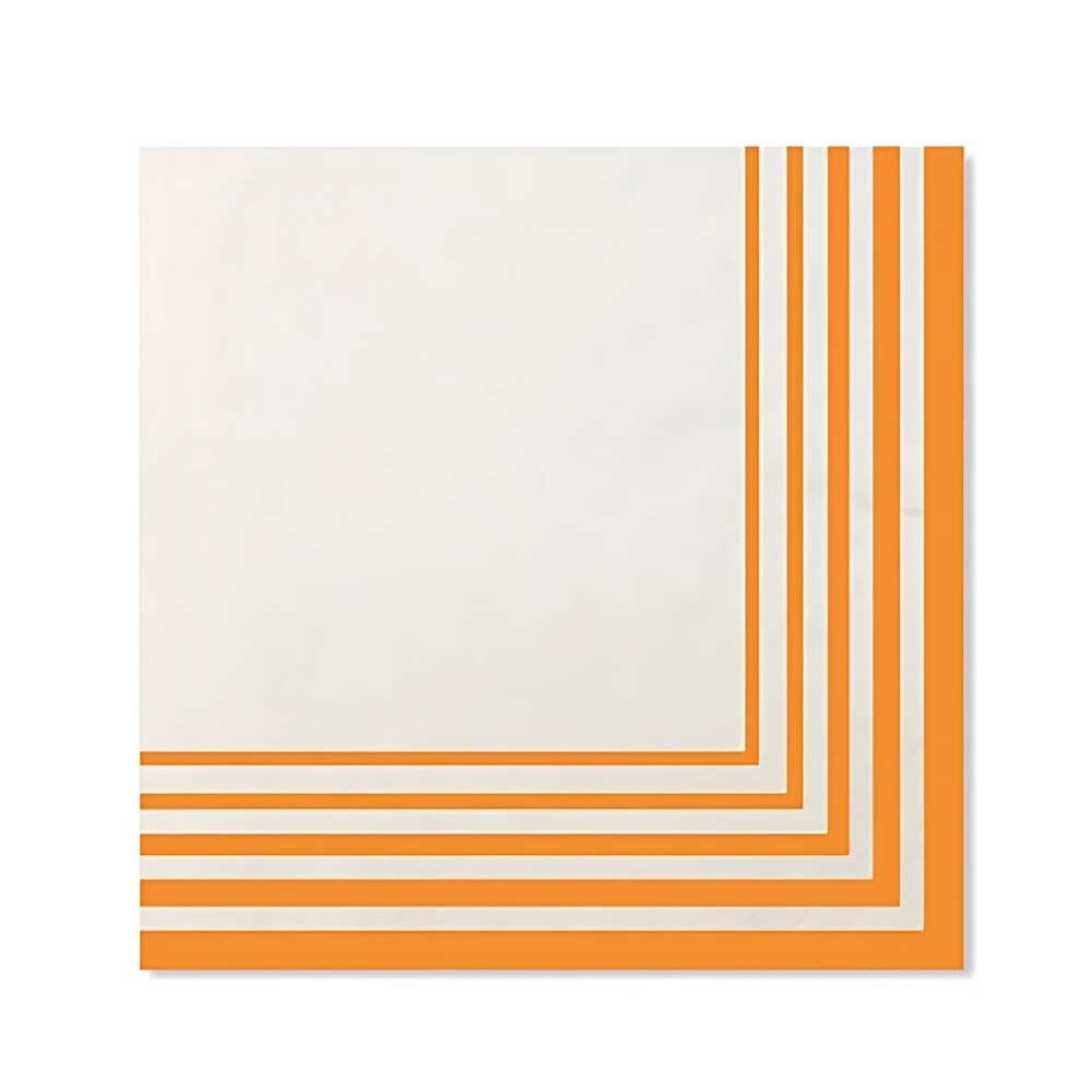 Tovaglioli Arancione 2 veli compostabili  33X33cm, 20pz.