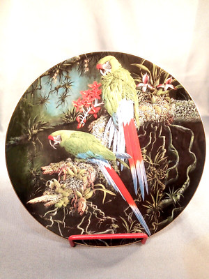 Bone China Teller 8'' (20cm) ''Buffon's Aras'', (2) Fragile Paradise, Wedgwood