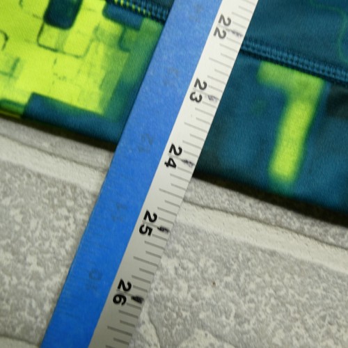 Under Armour Hoodie Youth XL Blue Neon Yellow Fleece Hooded Sweatshirt Storm1 - Picture 7 of 7