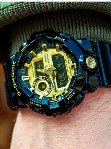 Casio GA-710GB-1AER G-Shock Herrenuhr 53mm 20ATM - Bild 3 von 3