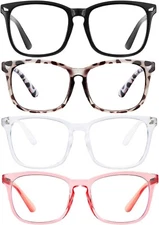 Blue Light Blocking Glasses Computer Gaming Vision Care Protection, Choose Color