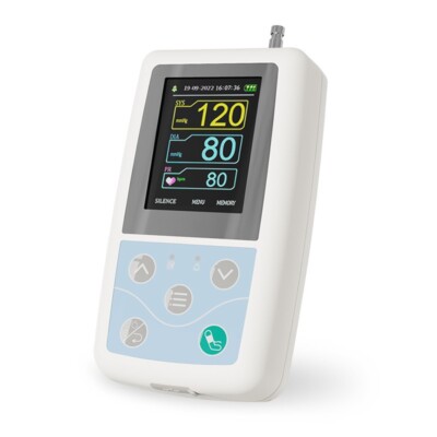 CE ABPM50 24h Digitales Ambulantes Blutdruckmessgerät NIBP Gerät Erwachsene USB