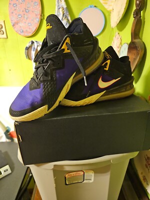 Nike React LeBron XVIII Low Lakers Purple Gold ACG Terra CV7562-003 Men s 11.5