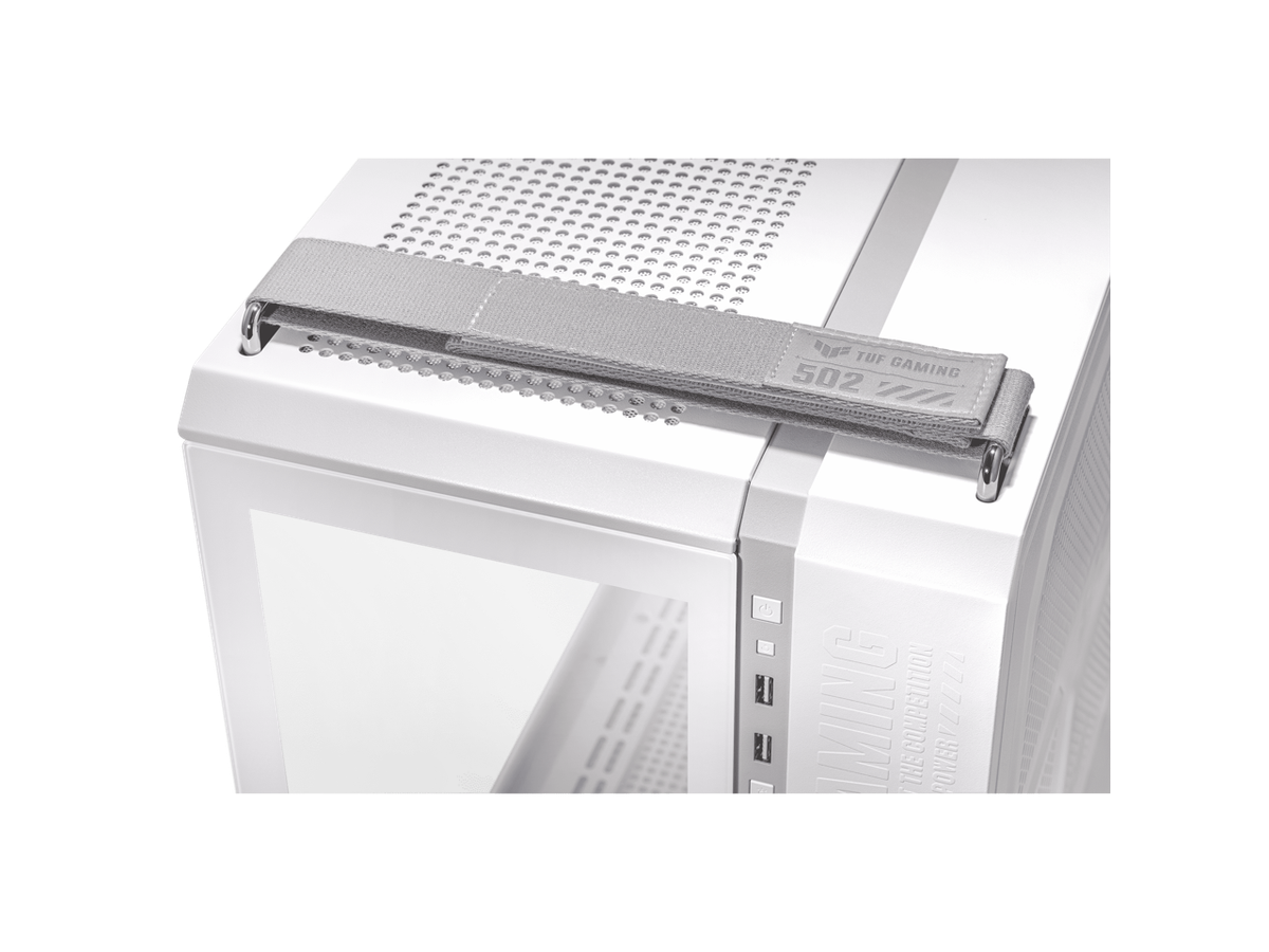 ASUS TUF Gaming GT502 White ATX Mid Tower Computer PC Case w