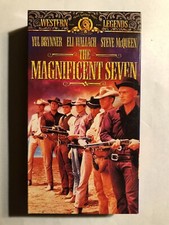 THE MAGNIFICENT SEVEN, YUL BRENNER, STEVE MCQUEEN VHS