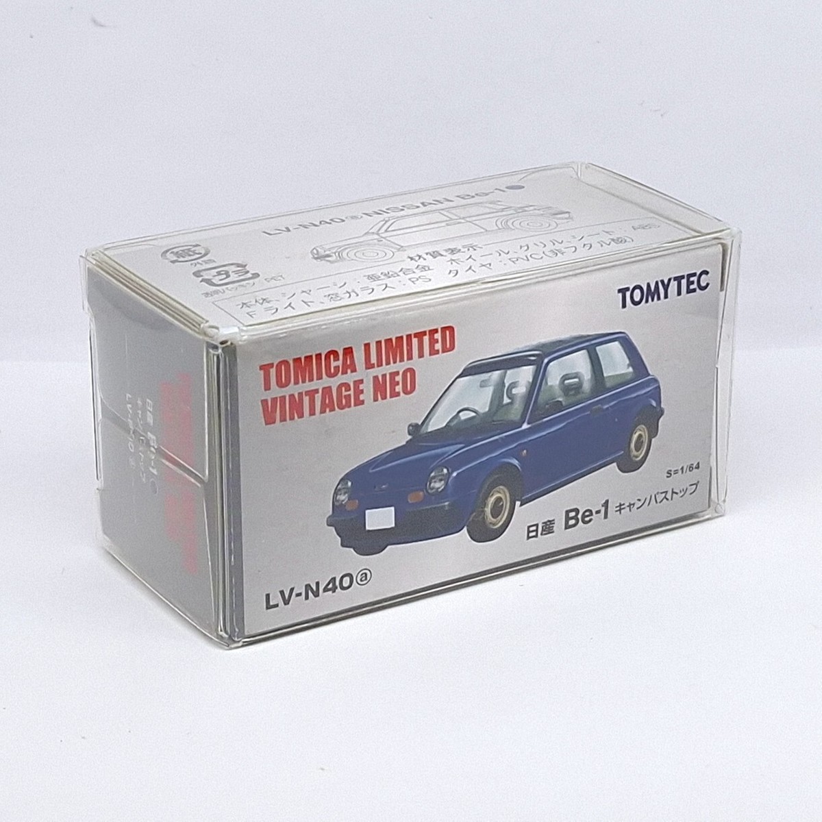Tomica Limited Vintage LV-N40a NISSAN Be-1 1/64 Tomytec Tomy New