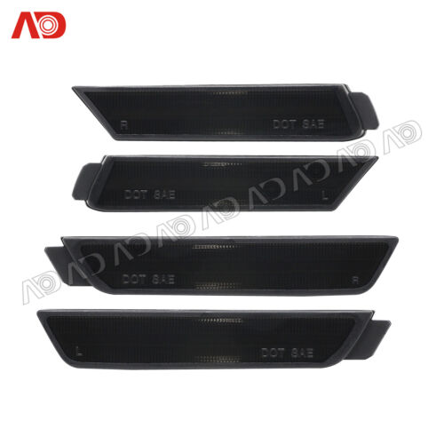 Smoked LED Side Marker Light For Chevy Camaro 2010-2015 Amber Red Front Rear 4x - Picture 5 of 12