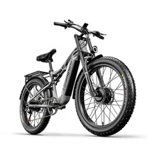 26inch 2000W Electric Bike 48V17.5AH Dual Motor Mountain E-Bike Hydraulic Brakes