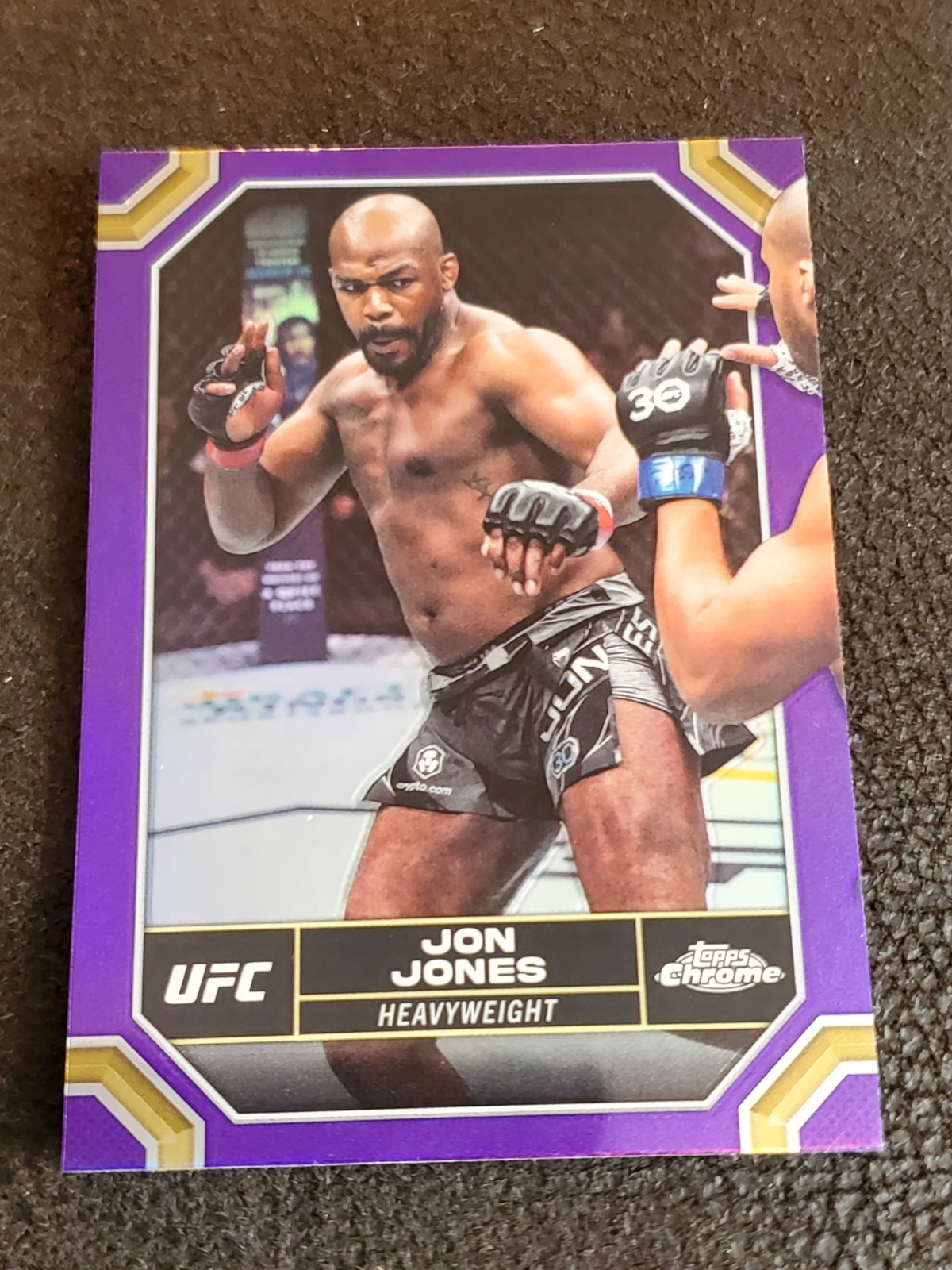 2024 Topps Chrome UFC Purple Refractor Jon Jones #97