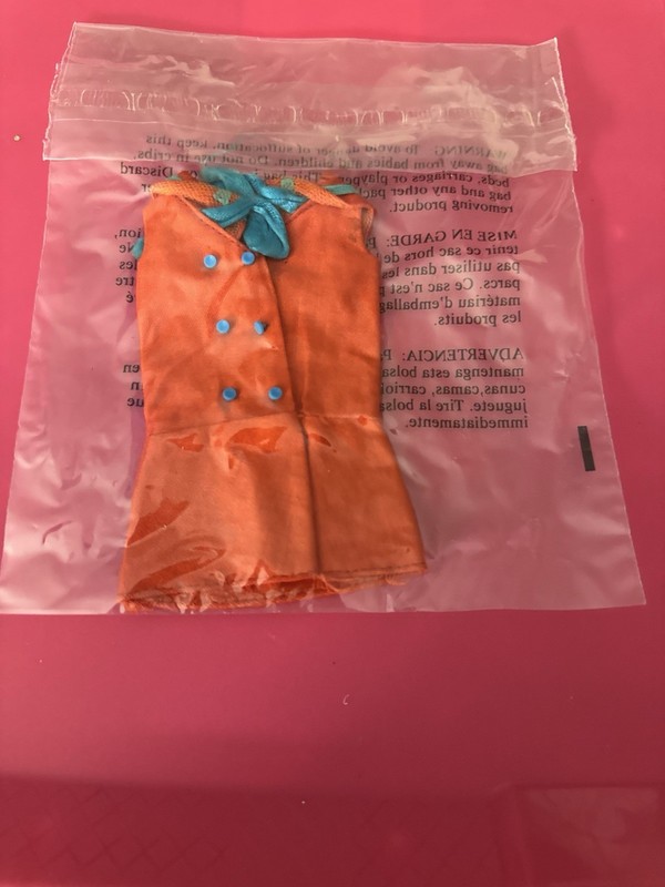  vintage 1970 Mattel Barbie "Tangerine Scene" jacket,