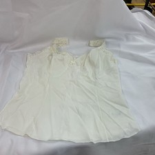 VINTAGE OLGA Ivory SIZE L LACY CAMI CAMISOLE STYLE 925 LINGERIE
